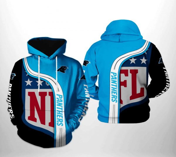 Carolina Panthers NFL Team 3D Printed Hoodie/Zipper Hoodie