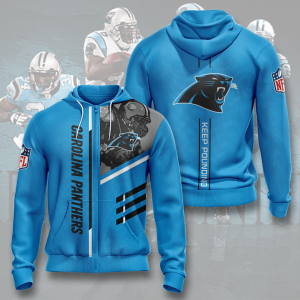 Carolina Panthers Team 3D Printed Hoodie/Zipper Hoodie