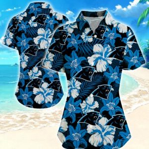 Carolina Panthers Women Hawaiian Shirt Summer Button Up