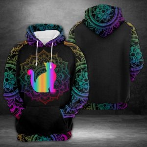 Cat 3D Printed Hoodie/Zipper Hoodie