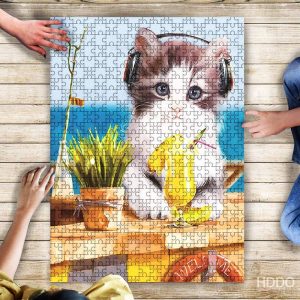 Cat Cute Jigsaw Puzzle Set