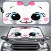 Cat Face Car Auto Sun Shade