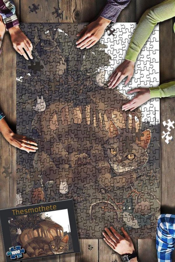 Cat Ghibli Jigsaw Puzzle Set