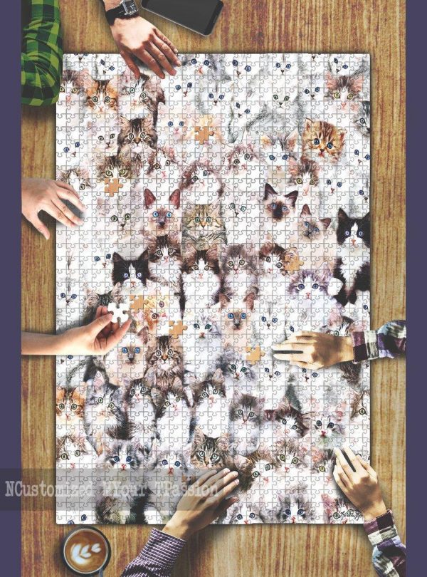 Cat Montage Jigsaw Puzzle Set