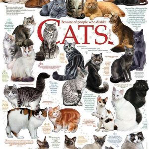 Cat Quotes Jigsaw Puzzle Set