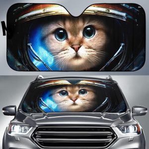 Cat Space Cute Car Auto Sun Shade