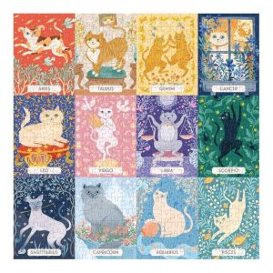 Cat Zodiac Jigsaw Puzzle Set