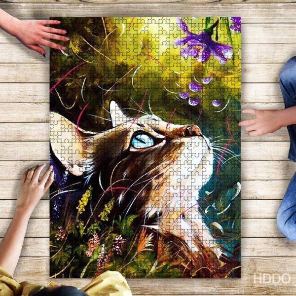 Cats Art Jigsaw Puzzle Set