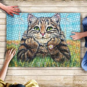 Cats Funny Jigsaw Puzzle Set