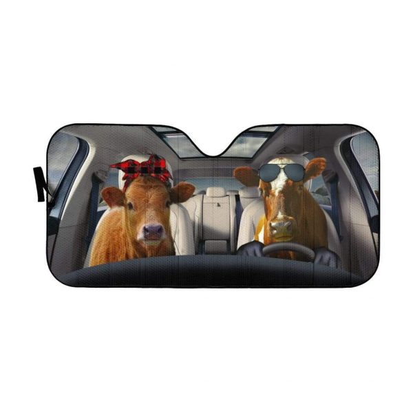 Cattle Family Car Auto Sun Shade