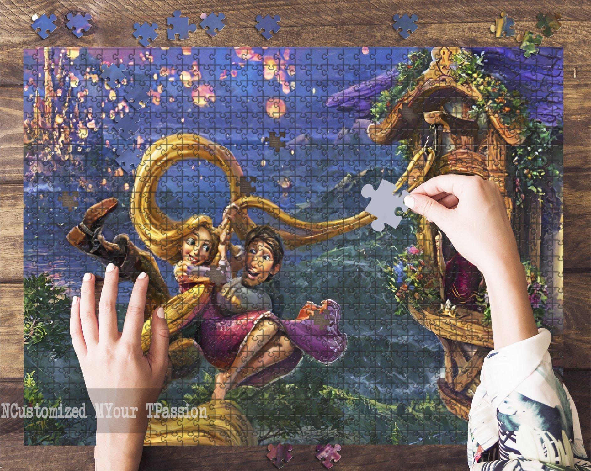 Ceaco Thomas Kinkade The Disney Collection Tangled Jigsaw Puzzle Set Ceaco Thomas Kinkade The Disney Collection Tangled Jigsaw Puzzle Set