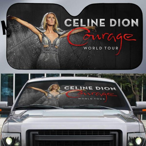 Celine Dion Universal 1 Car Auto Sun Shade Celine Dion Universal 1 Car Auto Sun Shade