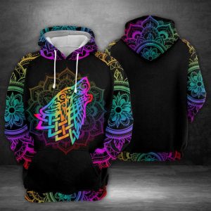 Celtic Wolf 3D Printed Hoodie/Zipper Hoodie