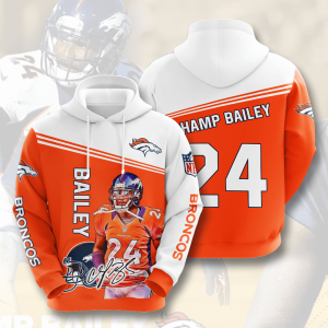 Champ Bailey Denver Broncos 3D Printed Hoodie/Zipper Hoodie