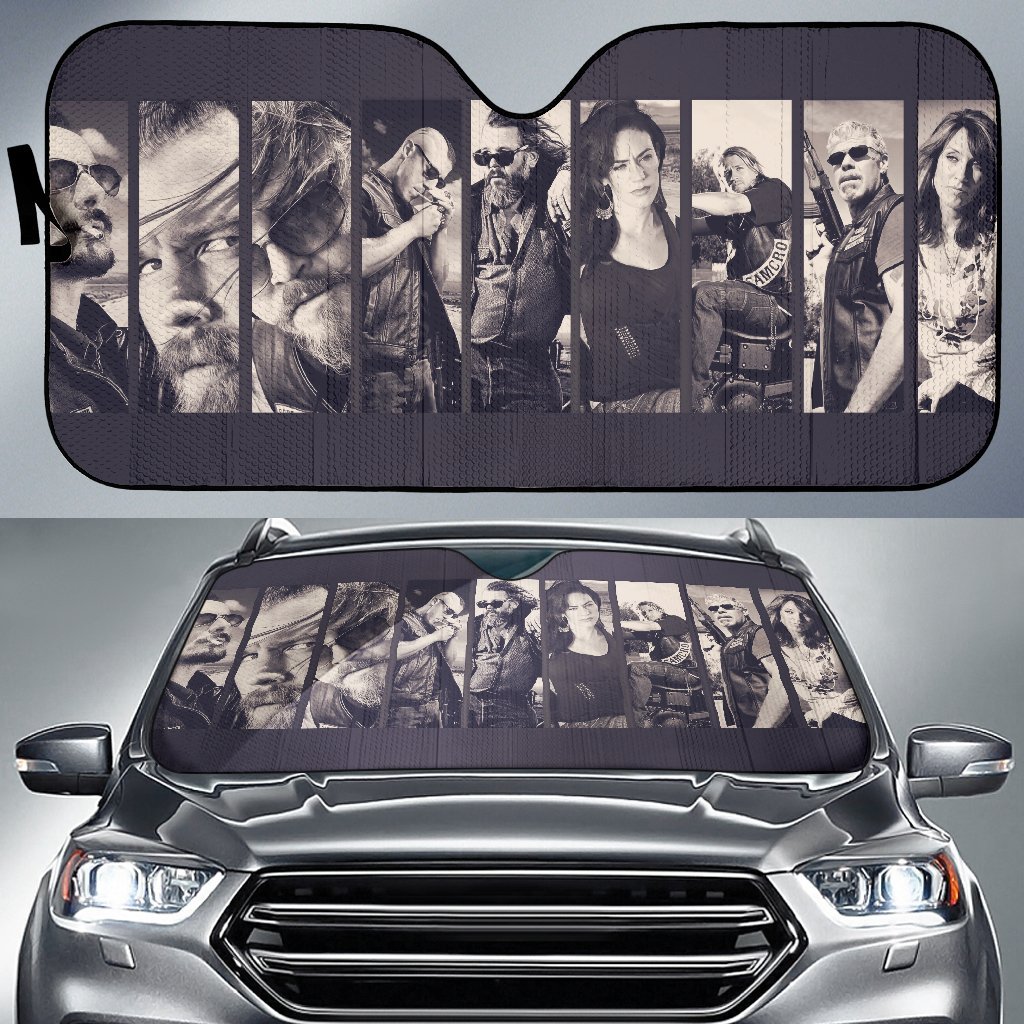 Characters Sons Of Anarchy Car Auto Sun Shade Characters Sons Of Anarchy Car Auto Sun Shade