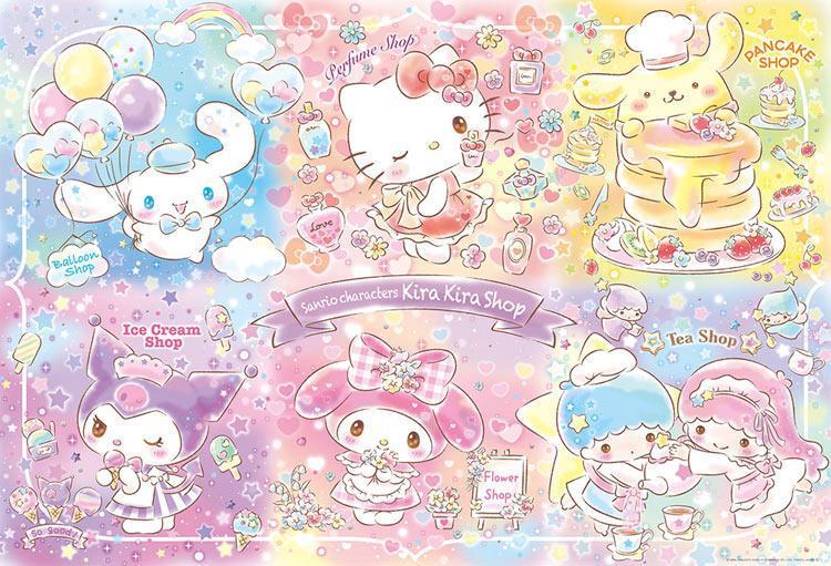 Characters Sparkling Shop Jigsaw Puzzle Set Characters Sparkling Shop Jigsaw Puzzle Set