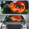 Charmander Pokemon Car Auto Sun Shade