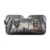 Chartreux Cats And Car Car Auto Sun Shade