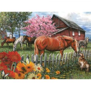Chatting With Neighbors Jigsaw Puzzle Set