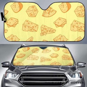 Cheese Pattern Car Auto Sun Shade