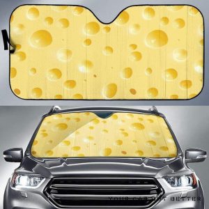 Cheese Texture Car Auto Sun Shade