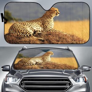 Cheetah Car Auto Sun Shade