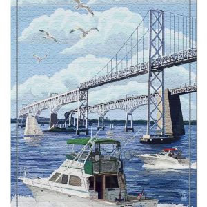 Chesapeake Bay Bridge Jigsaw Puzzle Set