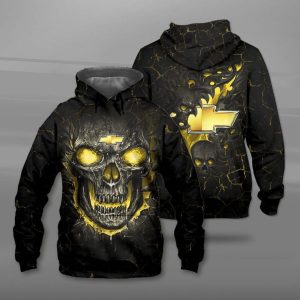 Chevrolet Lava Skull 3D Printed Hoodie/Zipper Hoodie