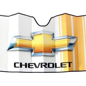 Chevy Racing Gold Car Auto Sun Shade