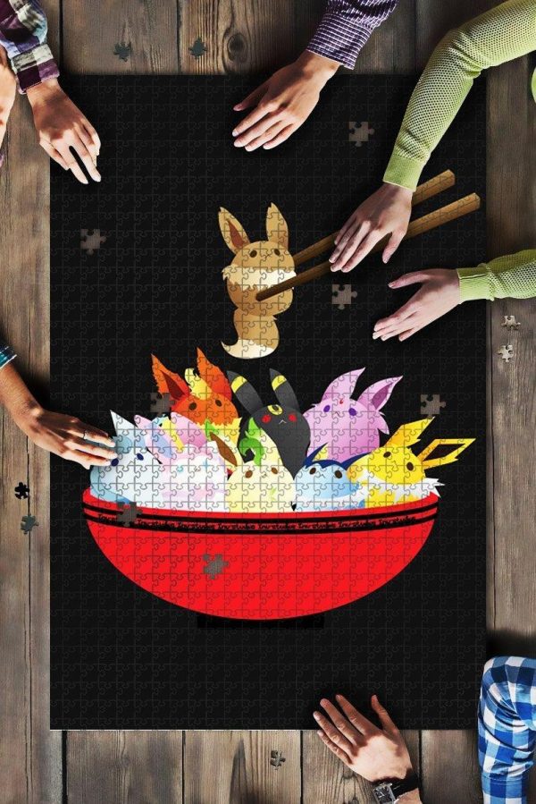 Chibi Eevolution Cute Jigsaw Puzzle Set