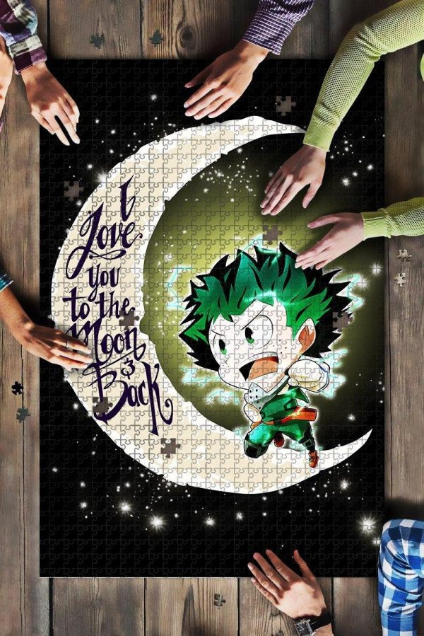 Chibi My Hero Academia Moon Jigsaw Puzzle Set