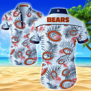 Chicago Bears Hawaiian Shirt Summer Button Up