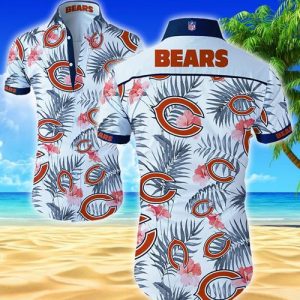 Chicago Bears Hawaiian Shirt Summer Button Up