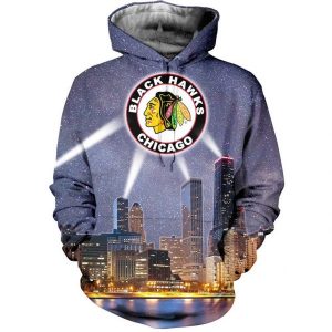 Chicago Blackhawks 3D Printed Hoodie/Zipper Hoodie