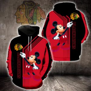 Chicago Blackhawks 3D Printed Hoodie/Zipper Hoodie