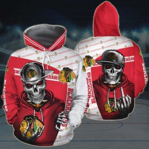 Chicago Blackhawks 3D Printed Hoodie/Zipper Hoodie