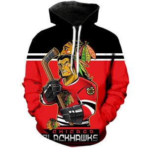 Chicago Blackhawks 3D Printed Hoodie/Zipper Hoodie