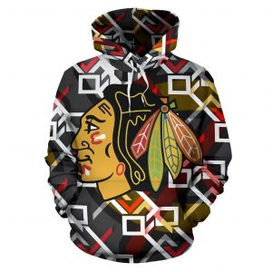 Chicago Blackhawks 3D Printed Hoodie/Zipper Hoodie