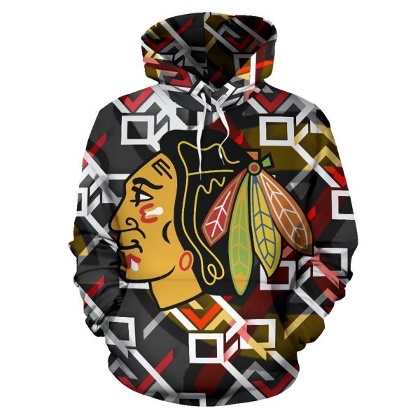 Chicago Blackhawks 3D Printed Hoodie/Zipper Hoodie