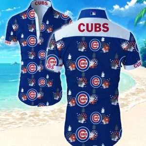 Chicago Cubs Hawaiian Shirt Summer Button Up