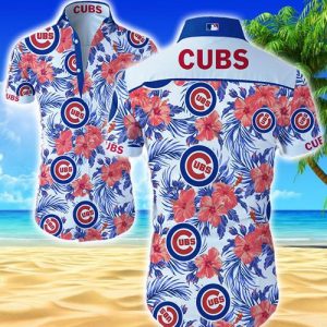 Chicago Cubs Hawaiian Shirt Summer Button Up