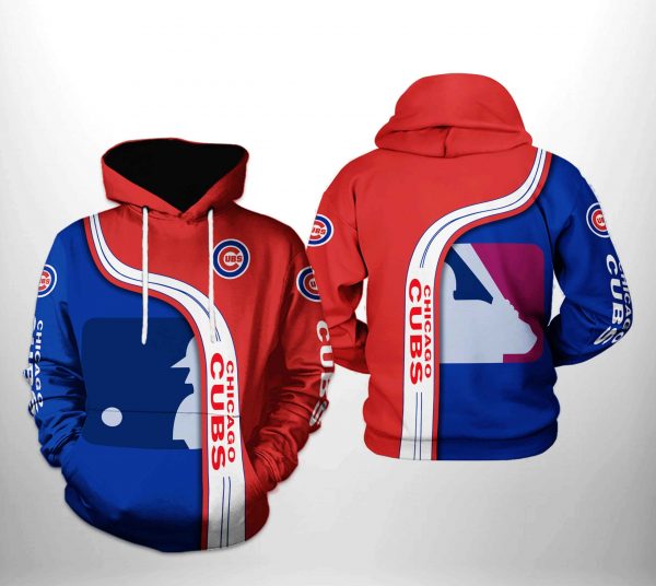 Chicago Cubs MLB Team 3D Printed Hoodie/Zipper Hoodie