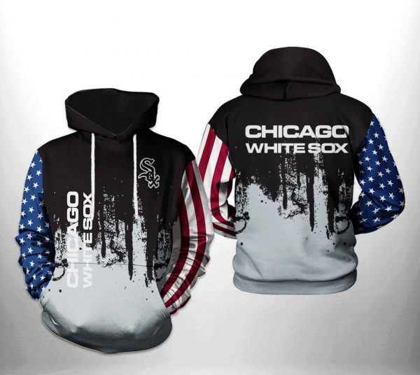 Chicago White Sox MLB Team US 3D Printed Hoodie/Zipper Hoodie