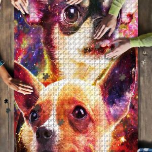 Chihuahua Galaxy Jigsaw Puzzle Set