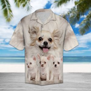 Chihuahua Great Hawaiian Shirt Summer Button Up