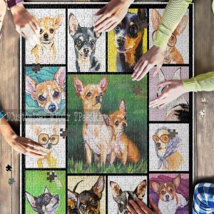 Chihuahua Puppy Dog Jigsaw Puzzle Set