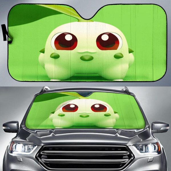 Chikorita Pokemon Car Auto Sun Shade