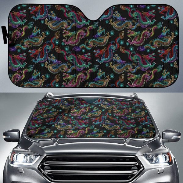 Chinese Dragon Car Auto Sun Shade