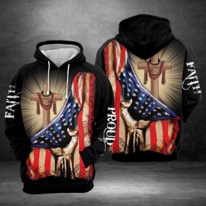 Christian Faith And Proud 3D Printed Hoodie/Zipper Hoodie