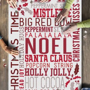 Christmas Ho Ho Ho Jigsaw Puzzle Set